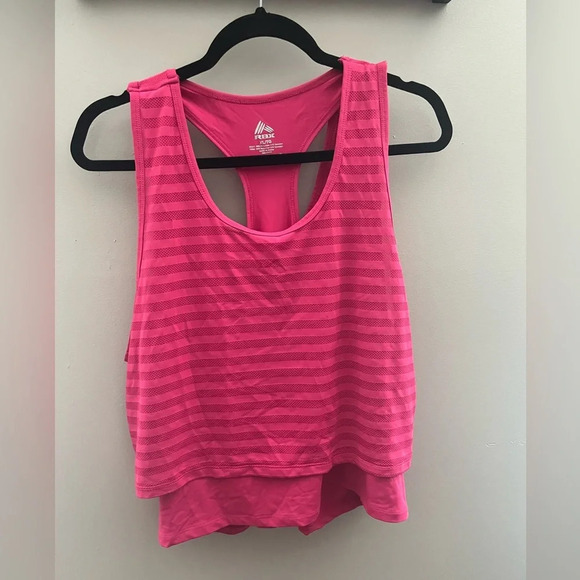 RBX Tops - Athletic Top, Pink, 2 layer, XL